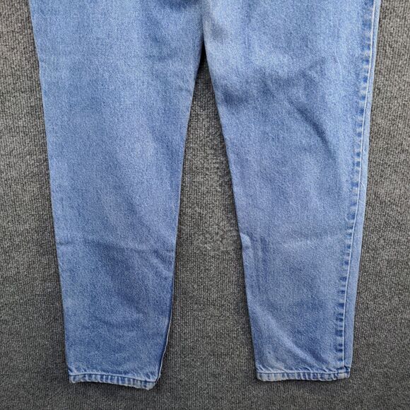 L.A. Blues Women's Slim Tapered Leg Jeans Blue 14 Long Light Stone Wash Denim - Picture 9 of 12